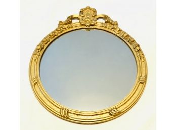 Vintage Gold Gilt Wooden Mirror