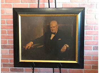 Framed Winston Churchill