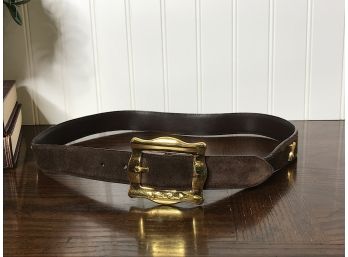 Brown Suede Belt By Paloma Picaso