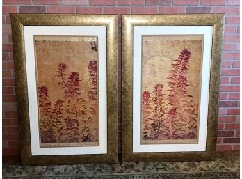 Two Large Gold Framed Prints