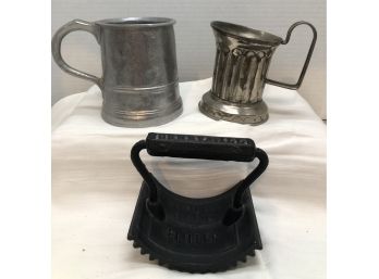 Two Tankards And A Pie Crust Crimper