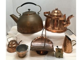 Copper Teapots - One Linkoping - Plus Other Nice Pieces