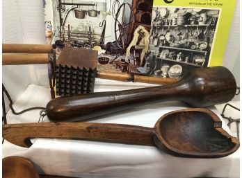 Vintage And Antique Kitchen Tools With Booklets