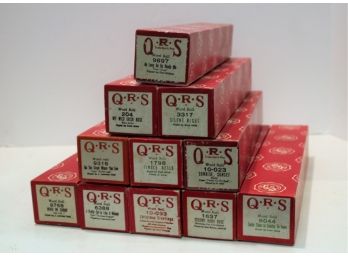 Eleven Antique QRS Player Piano Music Word Rolls - Mixed Lot