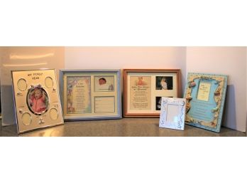 Lot Of New Infant/Baby Boy/Ultrasound Photo Frames