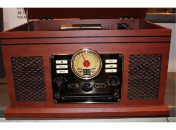Victrola 6 In 1 Turntable CD/Cassette/FM Radio/Bluetooth Player