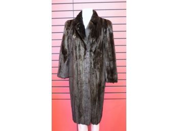 Beautiful Vintage Ladies Blackglama Dark Ranch Mink Coat Furs From Reichbind Furs In Orange, Connecticut