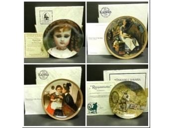 4 Collectors Plates - Seeley, Knowles & Gehm