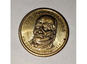 6th President John Quincy Adams Gold One Dollar Coin
