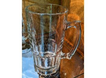 Huge Vintage Fine Crystal Beer Mug