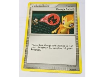 Pokemon Trainer Energy Switch - Diamond & Pearl 84/100 - 2008