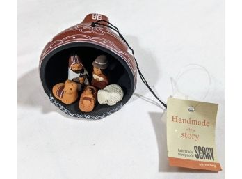 Beautiful Handmade Nativity Ornament