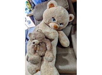 Christmas Gift Idea! Extra Large Teddy Bear And Baby Bear