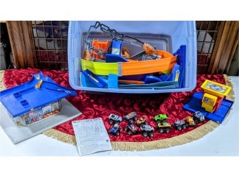 Great Gift Idea!!! Hot Wheels Rev-up Track With Extra Cars