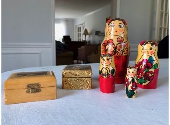 Matryoshka Doll & Trinket Boxes