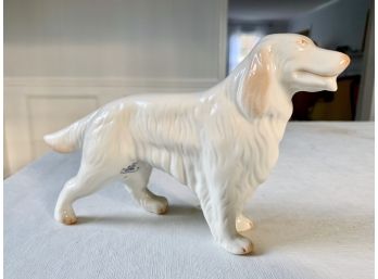 Belleek Irish Setter Dog Figurine