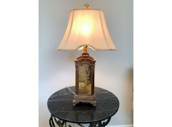 Ornate Mirrored Table Lamp