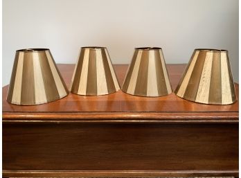 Set Of 4 Petite Metal Lamp Shades