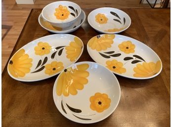 Large Set Of Primula Italy Serving Platters & Bowls