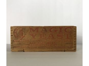 Antique Magic Yeast Crate - 1915