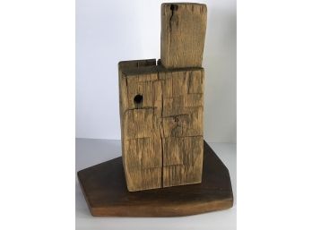 Architectural Study - 18th Century Cape Style House Beam With Dove Tail