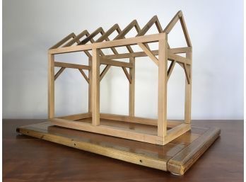 Limited Edition Barn Frame Model By Jeff Lee Bradley  - No. 3 Of 24 With Base