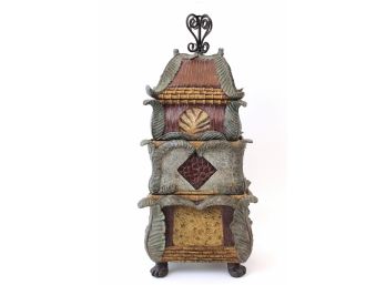 Bombay Company Four Tiered House Tower Jewelry Box