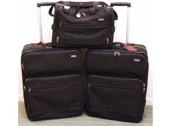 Three Piece Black Metro XP Luggage Set