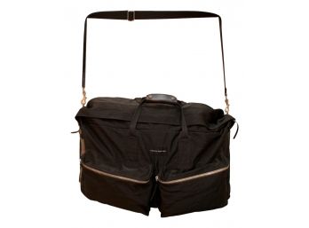 Vintage Y'SACCS Pour Tous Yohji Yamamoto Black Nylon Weekender Luggage Bag