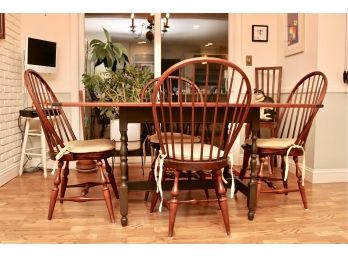 Warren Chair Works Bow Back Side Chairs ($1,441) And Deerfield William & Mary Tavern Dining Table ($2,612) PICS OF ORIGINAL RECEIPTS