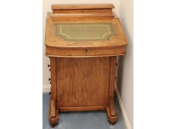 Antique English Walnut Davenport Desk (RETAIL $3,900)