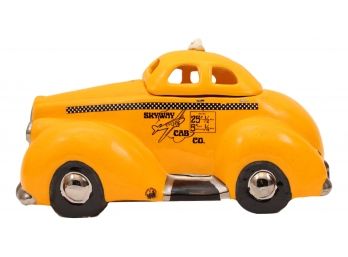 Glenn Appleman Signed ‘79 NYC Skyway Cab New York Packard Yellow Taxi Cookie Jar