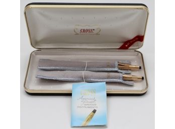 Classic Century 14 Karat Gold Filled/Rolled Gold Pen And Pencil Set In Original Box