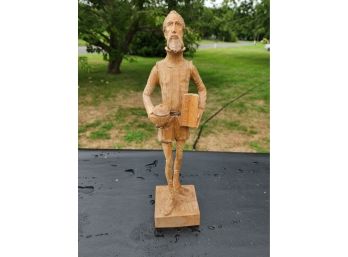 Hand Carved Wooden Statue