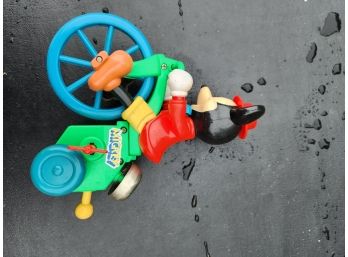 Vintage 1970s Mickey Mouse Wind-up Toy