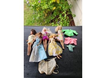 Collection Of Vintage Barbie Dolls