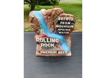 Rolling Rock Ceramic Advertising Plaque