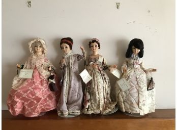 4 Brinn’s American Tradition Dolls ~ Limited Edition 1986 ~