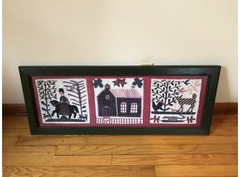 Folk Art Pictures Of Quilt - Made In USA