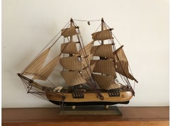 Wooden Model Sailboat