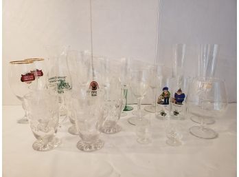 Large Drinking Glass Collection Lot
