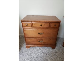 Three Drawer Wooden Dresser