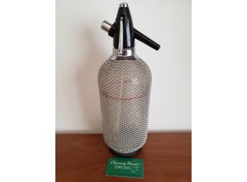 Mid Century Seltzer Water Bottle