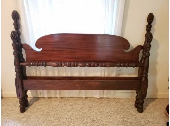 Full Wooden Bed Headboard And Foot Board