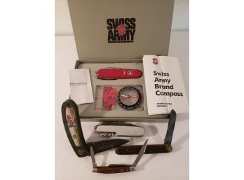 Swiss Army Knife And Other Lot