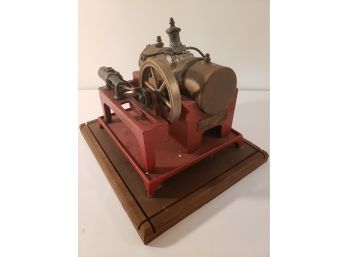 Antique Weeden And Weeden Copper And Iron Electric Steam Engine