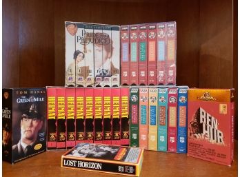Asst VHS Movie And Saries Sets