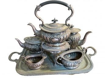 Vintage Silverplated Tea Set.