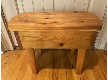 Custom Made Pine Bench