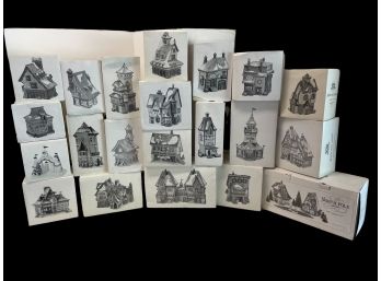 WOW.. Department 56,heritage Village ,collection Of 21 Boxes. Lot #2